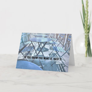 JERSEY CITY CAFE Greeting Card