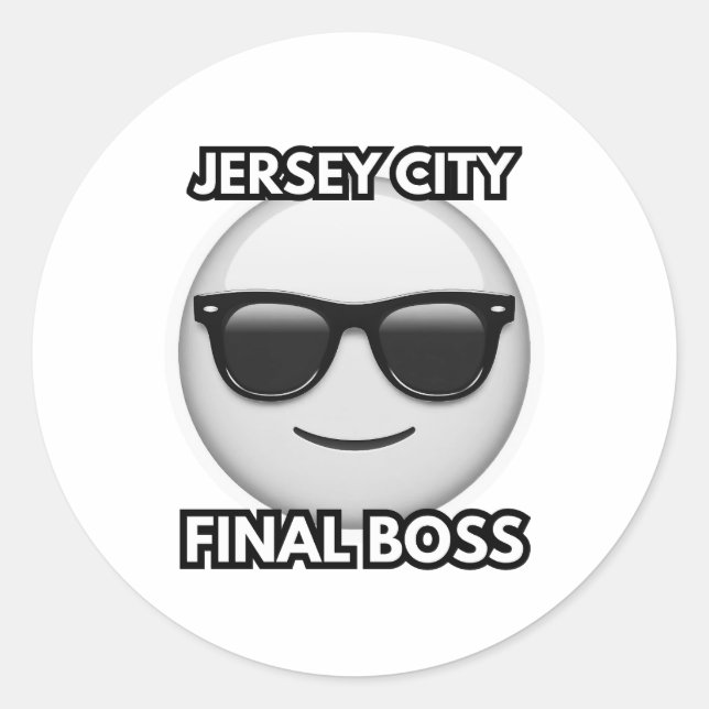 Jersey City Final Boss Sticker (Front)