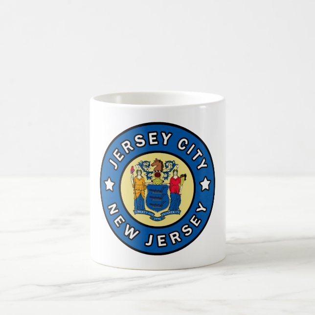 Jersey City New Jersey Coffee Mug (Center)