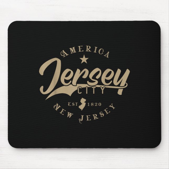 Jersey City _ New Jersey  Mouse Pad (Front)