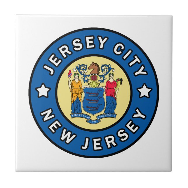Jersey City New Jersey Tile (Front)