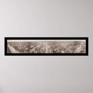Jersey City NJ Panview Photo 1909 Poster