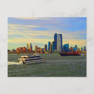 Jersey City Skyline #2-2 Postcard