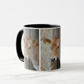 Jersey cow/calf mug