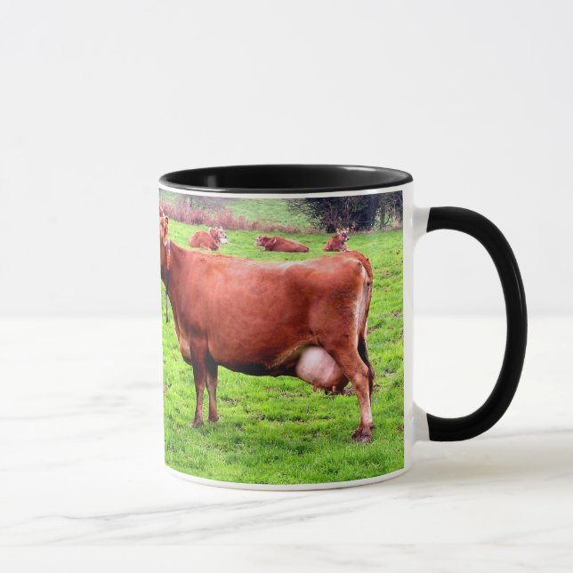JERSEY COW IN JERSEY MUG (Right)