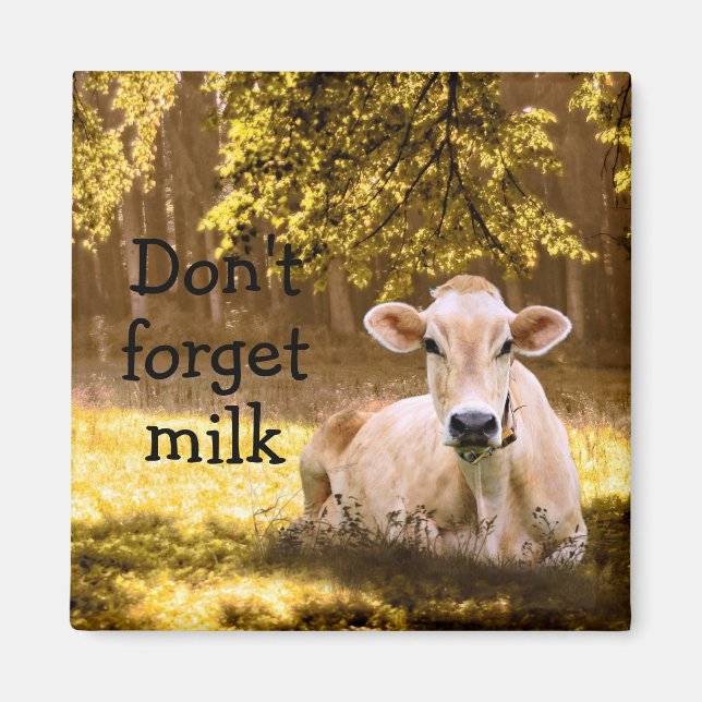 Jersey Cow Magnet (Front)