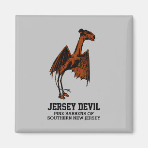 Jersey Devil Creature Cryptid Customisable Text Magnet
