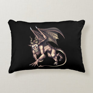 Jersey Devil Cryptid Creature Decorative Cushion