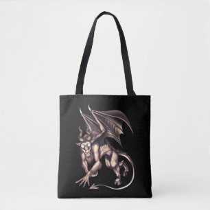 Jersey Devil Cryptid Creature Tote Bag