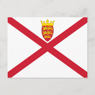 Jersey Flag Postcard