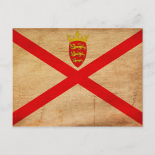 Jersey Flag Postcard