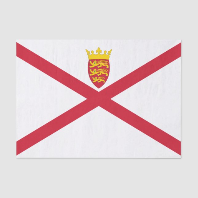 Jersey Flag Tissue Paper (Front)