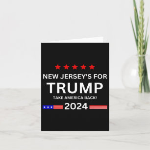 Jersey For Trump Take America Back 2024 Election Card