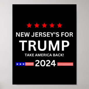 Jersey For Trump Take America Back 2024 Election  Poster