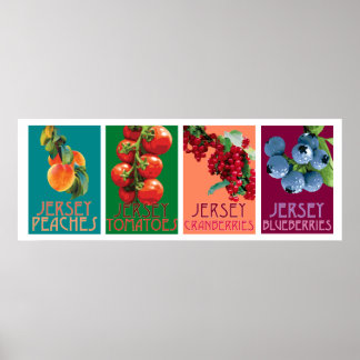 Jersey Fruits Poster horizontal