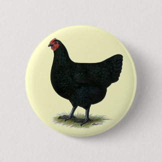 Jersey Giant: Black Hen 6 Cm Round Badge