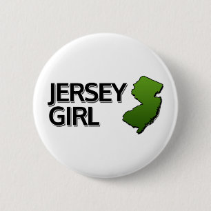 Jersey Girl 6 Cm Round Badge