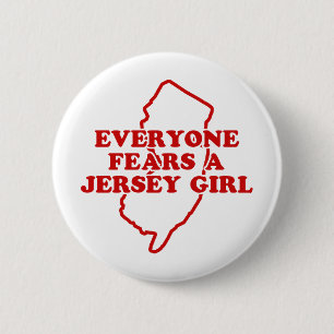 Jersey Girl 6 Cm Round Badge
