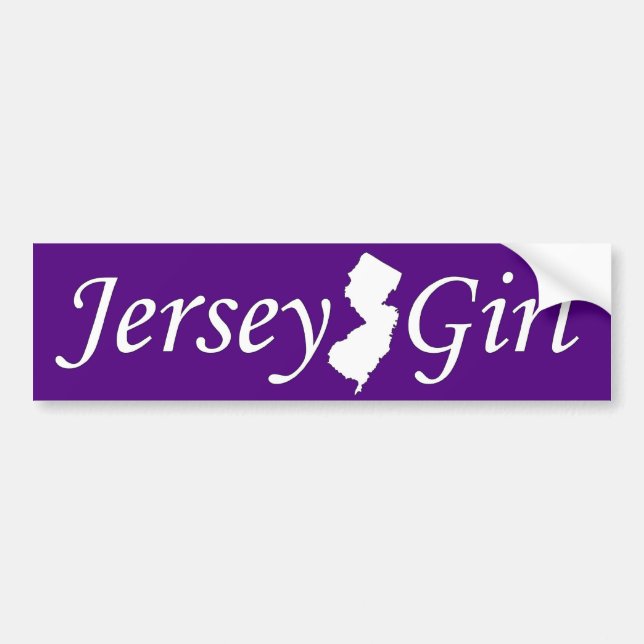 Jersey Girl Bumper Sticker (Front)