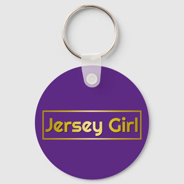 Jersey Girl   Key Ring (Front)