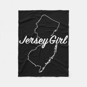 Jersey Girl New Jersey Fleece Blanket