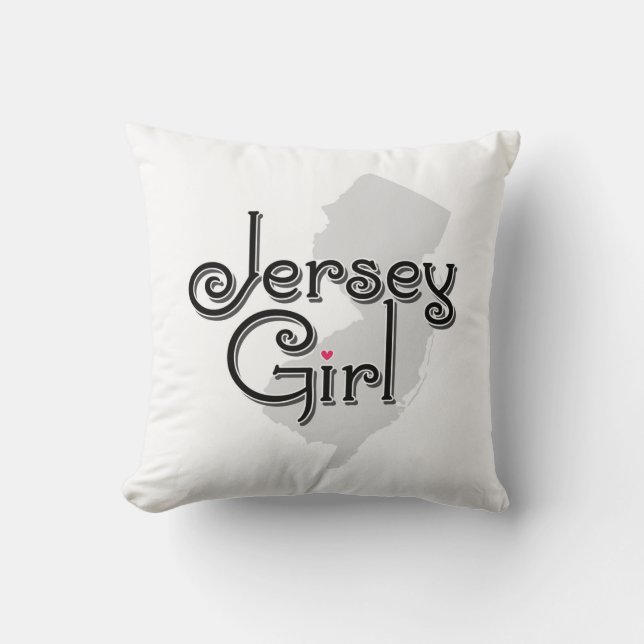 Jersey Girl Pillow (Front)