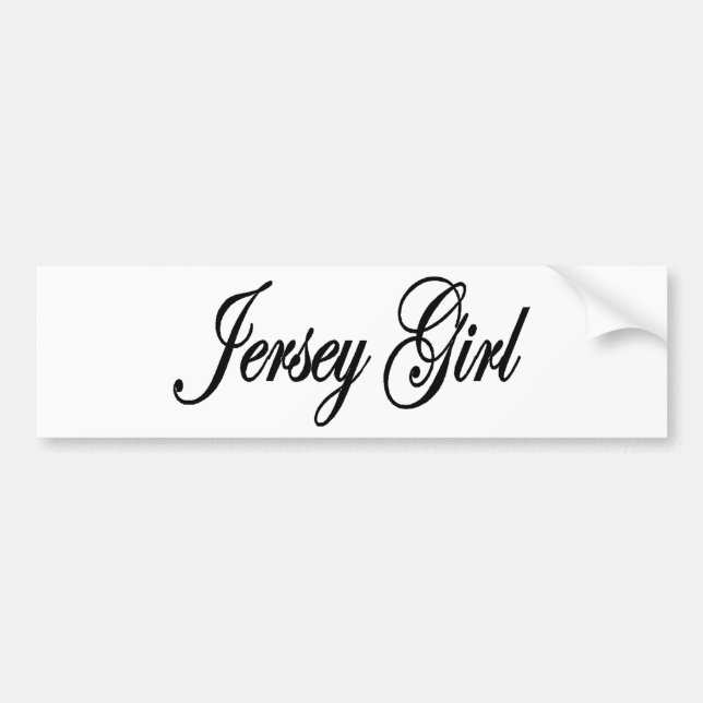 Jersey Girls Bumper Sticker (Front)