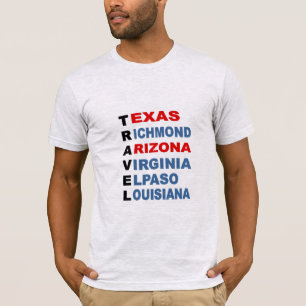 Jersey jersey gray shirt man TRAVEL USA