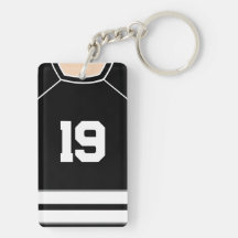 jersey keychain stripe