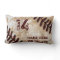 Jersey Number and Name on Vintage Baseball Pillow