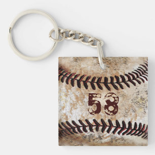Jersey Number or Monogram Keychains for Men