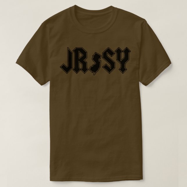 Jersey Rocks T-Shirt (Design Front)