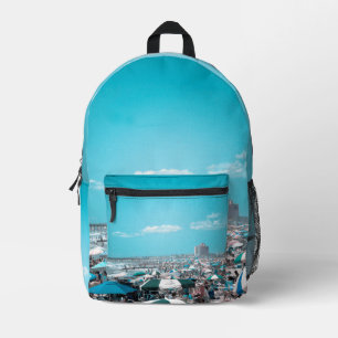 Jersey Shore Beach Printed Backpack