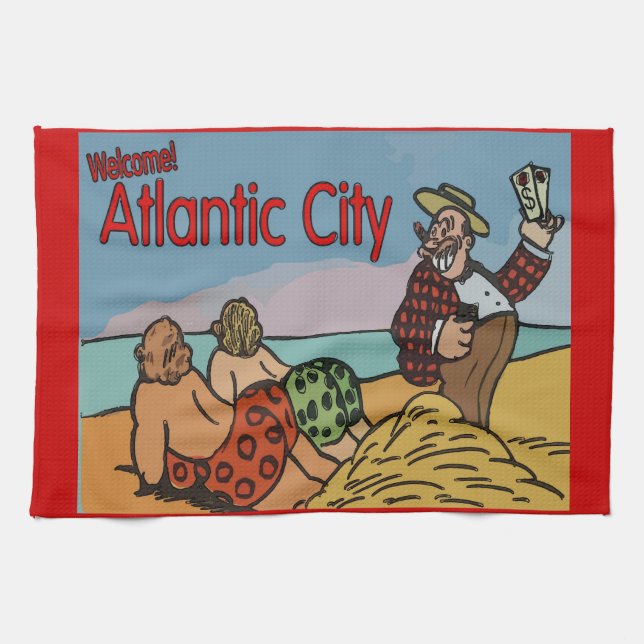 Jersey Shore beach Towels (Horizontal)
