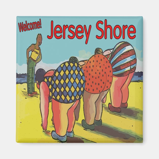 Jersey Shore Exercise Class Magnet (Front)
