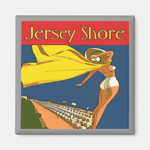 Jersey Shore Vintage Magnet