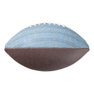 Jersey Stripe Knit Pattern in Baby Blue Football