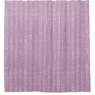 Jersey Stripe Knit Pattern in Powder Pink Shower Curtain