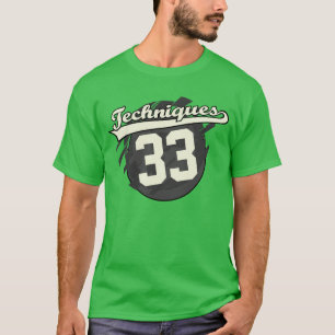 Jersey Style Personalized Techniques Double Sided T-Shirt