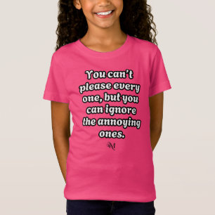 Jersey T-Shirt : Can't Please Every One (magenta)