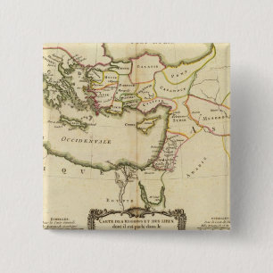 Jerusalem 15 Cm Square Badge