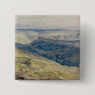 Jerusalem 15 Cm Square Badge