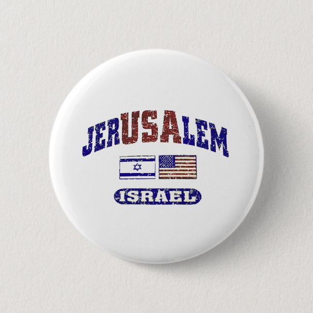JerUSAlem 6 Cm Round Badge (Front)