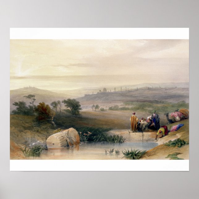 Jerusalem, April 1839, plate 22 from Volume I of ' Poster (Front)