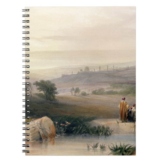 Jerusalem, April 1839, plate 22 from Volume I of ' Spiral Notebook (Front)