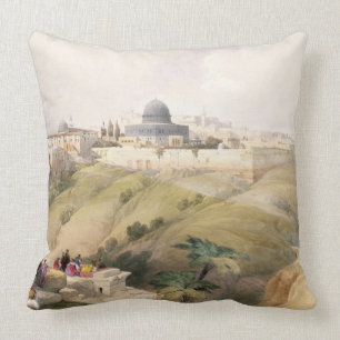 Jerusalem, April 9th 1839, plate 16 from Volume I Cushion