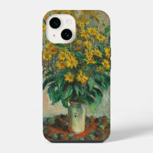 Jerusalem Artichoke Flowers - Claude Monet iPhone 14 Case