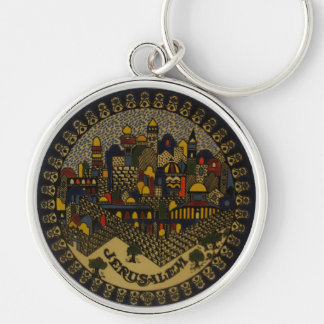 Jerusalem Ceramic Key Ring