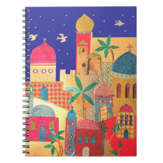 Jerusalem City Colourful Art Notebook