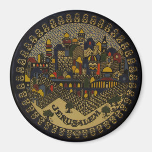 Jerusalem Cityscape Magnet